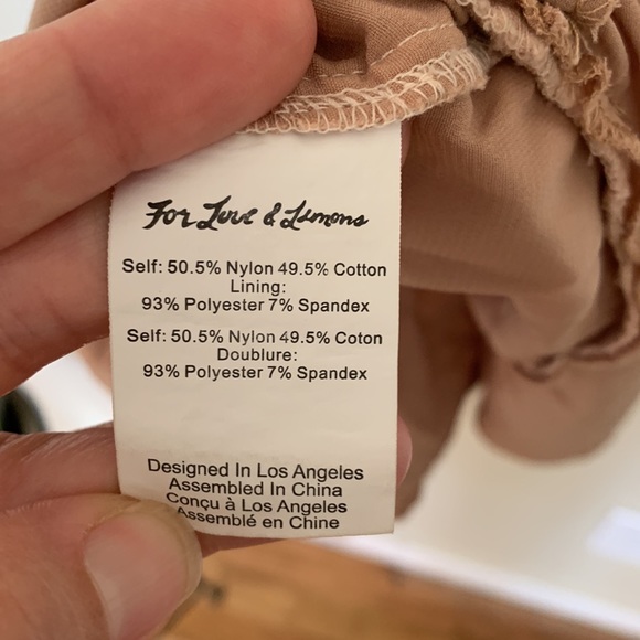 For Love & Lemons Matador Pink Lace Mini Dress - Picture 10 of 11